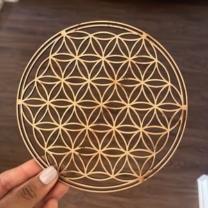 Twin Flame/Flower of life Crystal Grid
